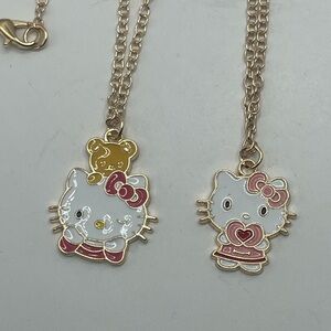 Hello Kitty Pendant Necklace for women 2 pieces